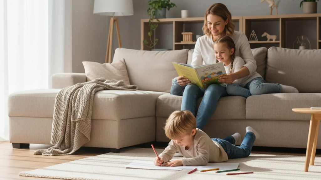 Rodzina przy stole – codzienne sprawy, które warto mieć uporządkowane.